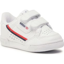 Buty adidas - Continental 80 Cf I EH3230 Ftwwht//Ftwwht/Scarle. Białe półbuty chłopięce Adidas, na rzepy. Za 179,00 zł.