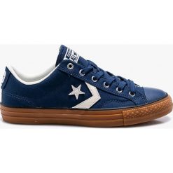 Converse - Tenisówki. Niebieskie trampki męskie marki Converse, z gumy, na sznurówki. W wyprzedaży za 199,90 zł.