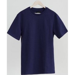 Melanżowy T-shirt - Granatowy. Niebieskie t-shirty męskie Reserved, s, bez wzorów, bez kołnierzyka. W wyprzedaży za 49,99 zł.