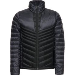 Kurtka puchowa Salomon Haloes LC1203800. Czarne kurtki męskie Salomon, m, bez wzorów, z puchu, bez kaptura. W wyprzedaży za 599,00 zł.