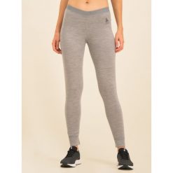 Legginsy Odlo 110831. Szare spodnie damskie Odlo, l, bez wzorów, z wełny. W wyprzedaży za 219,00 zł.