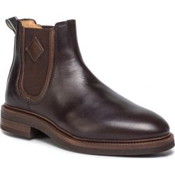 Sztyblety GANT - Martin 19651277 Dark Brown G46. Pomarańczowe sztyblety męskie GANT, ze skóry, bez zapięcia. W wyprzedaży za 519,00 zł.