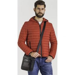 REPORTERKA trussardi jeans. Czarne torby męskie skórzane w paski, z jeansu. Za 409,00 zł.