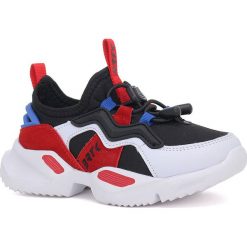 Bartek - Buty dziecięce. Pomarańczowe trampki chłopięce Bartek, bez wzorów, ze skóry, sportowe, z okrągłym noskiem, bez zapięcia. Za 159,90 zł.