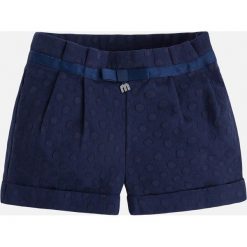 Mayoral - Szorty dziecięce 98-134 cm. Niebieskie szorty damskie Mayoral, bez wzorów, z bawełny, casualowe. W wyprzedaży za 59,90 zł.