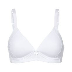 Cellbes Wyściełany biustonosz bez fiszbin biały female biały 95A. Białe biustonosze sportowe damskie Cellbes, w koronkowe wzory, z koronki. Za 119,00 zł.