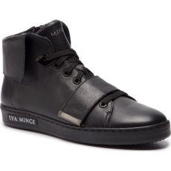 Sneakersy EVA MINGE - Balerma 4K 18GR1372672EF 101. Czarne półbuty damskie Eva Minge, ze skóry. W wyprzedaży za 379,00 zł.