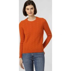 Franco Callegari - Sweter damski, pomarańczowy. Pomarańczowe swetry damskie Franco Callegari, s, bez wzorów, z wełny, eleganckie, bez rękawów, bez kaptura. Za 249,95 zł.