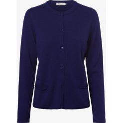 März - Kardigan damski z wełny merino, niebieski. Niebieskie swetry damskie März, m, bez wzorów, z wełny, bez rękawów, bez kaptura. Za 449,95 zł.