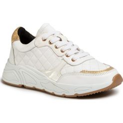Sneakersy EVA MINGE - EM-18-07-000722 626. Białe półbuty damskie Eva Minge, bez wzorów, ze skóry, bez obcasa, na płaskiej podeszwie, bez zapięcia. Za 419,00 zł.
