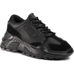 Sneakersy VERSACE JEANS COUTURE - E0YVBSC2 71386 899. Czarne sneakersy męskie Versace Jeans Couture, bez zapięcia. Za 799,00 zł.
