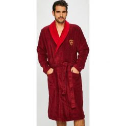 Tommy Hilfiger - Szlafrok. Brązowe szlafroki męskie marki TOMMY HILFIGER, m, z bawełny. W wyprzedaży za 399,90 zł.