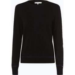 Tommy Hilfiger - Sweter damski z dodatkiem kaszmiru, czarny. Czarne swetry damskie marki TOMMY HILFIGER, xs, bez wzorów, z kaszmiru, bez rękawów, bez kaptura. Za 349,95 zł.