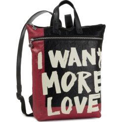 Plecak DESIGUAL - 19WAKP10 2000. Czarne plecaki damskie Desigual, bez wzorów, ze skóry ekologicznej. Za 299,00 zł.