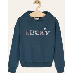 Kids Only - Bluza dziecięca 104-152 cm. Różowe bluzy dziewczęce Kids Only, z aplikacjami, z dzianiny, bez rękawów, z kapturem. W wyprzedaży za 129,90 zł.