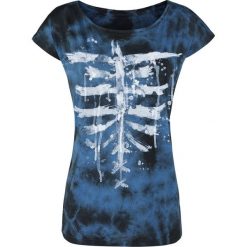 Outer Vision Marylin Lye Bones Koszulka damska niebieski. Niebieskie bluzki damskie marki Outer Vision, s, z dekoltem w łódkę. Za 62,90 zł.