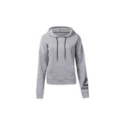 Polary Reebok Sport Bluza z kapturem WOR Delta. Szare bluzy damskie z kapturem Reebok Sport, xl, bez wzorów, bez rękawów. Za 199,00 zł.