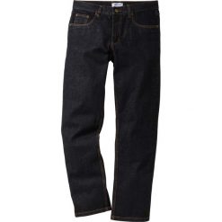 Dżinsy Regular Fit Straight bonprix czarny. Czarne jeansy męskie bonprix, m, bez wzorów, klasyczne. Za 74,99 zł.