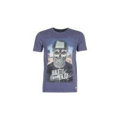 T-shirty z krótkim rękawem Jack Jones JORRONTAN. Niebieskie t-shirty męskie Jack & Jones, s, bez wzorów, bez kołnierzyka, krótkie. Za 63,20 zł.