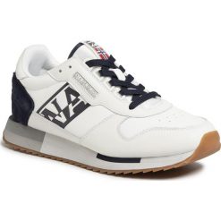 Sneakersy NAPAPIJRI - Virtus NP0A4ES20 White/Navy 1A1. Białe sneakersy męskie Napapijri, na co dzień, bez wzorów, ze skóry, klasyczne, bez zapięcia. W wyprzedaży za 439,00 zł.
