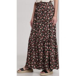 Czarna Spódnica Oledella. Czarne spódniczki damskie Renee, xl, bez wzorów, maxi. W wyprzedaży za 59,99 zł.