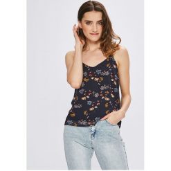 Vero Moda - Top. Niebieskie topy damskie marki Vero Moda, l, z poliesteru. W wyprzedaży za 59,90 zł.