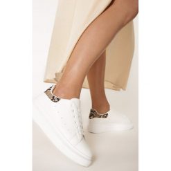 Biało-Brązowe Sneakersy Hypnotic. Białe sneakersy damskie Born2be. Za 89,99 zł.