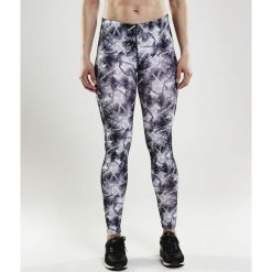 Spodnie damskie: Craft Spodnie damskie Eaze Tights Czarno-białe r. L (1905881 – 118999)