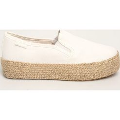 Big Star - Espadryle. Białe espadryle damskie BIG STAR, bez wzorów, z gumy, bez obcasa, na obcasie. Za 119,90 zł.