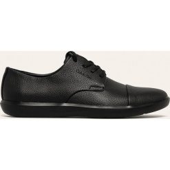 Calvin Klein - Półbuty skórzane. Czarne mokasyny męskie Calvin Klein, ze skóry, casualowe. Za 519,90 zł.