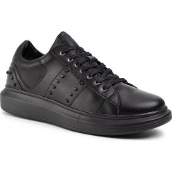 Sneakersy GUESS - Kean FM5KEA LEA12 BLACK. Czarne sneakersy męskie Guess, bez zapięcia. Za 519,00 zł.