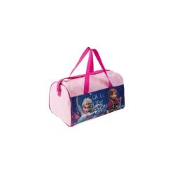 Torby podróżne: torba sportowa z printem, z paskiem 38x20x22cm Kraina Lodu – Frozen