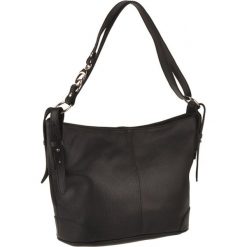 Torebki klasyczne damskie: Skórzana torebka w kolorze czarnym – 30 x 25 x 16 cm