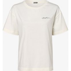 Drykorn - T-shirt damski – Kyla, beżowy. Brązowe t-shirty damskie DRYKORN, s, z napisami, z bawełny. Za 219,95 zł.