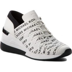 Sneakersy MICHAEL MICHAEL KORS - Cydney Trainer 43T8CYFS1D Opticwht/Blk. Białe sneakersy damskie MICHAEL Michael Kors, z materiału. Za 759,00 zł.