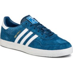 Buty adidas - Turf Royal EF5744 Legmar/Lingrn/Crywht. Niebieskie sneakersy męskie Adidas, z zamszu, bez zapięcia. W wyprzedaży za 309,00 zł.