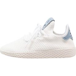 Adidas Originals PW TENNIS HU Tenisówki i Trampki footwear white/tactile blue. Białe trampki męskie adidas Originals, z tworzywa sztucznego. W wyprzedaży za 246,75 zł.