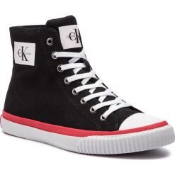 Trampki CALVIN KLEIN JEANS - Iona S1734 Black. Czarne trampki męskie Calvin Klein Jeans, bez wzorów, z jeansu, bez zapięcia. W wyprzedaży za 309,00 zł.