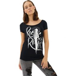 T-shirty damskie: T-shirt w kolorze czarnym