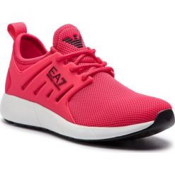 Sneakersy EA7 EMPORIO ARMANI - X8X024 XCC06 00029 Rouge Red. Różowe półbuty damskie EA7 Emporio Armani, z tworzywa sztucznego. W wyprzedaży za 509,00 zł.