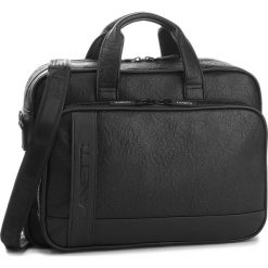Torba na laptopa LANETTI - RM0804 Black. Czarne torby męskie skórzane Lanetti, bez wzorów, ze skóry ekologicznej. Za 149,99 zł.