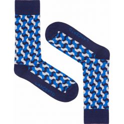Skarpety Wzór Geometryczny. Skarpetki męskie LANCERTO, bez wzorów, z elastanu. Za 29,90 zł.