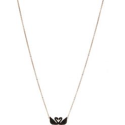 Swarovski ICONIC SWAN NECKLACE DOUBLE Naszyjnik jet. Czerwone naszyjniki damskie marki Swarovski. Za 399,00 zł.