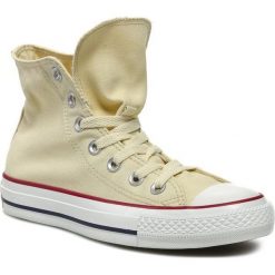 Trampki CONVERSE - All Star Hi M9162 Beżowy. Brązowe półbuty damskie sportowe marki Converse, bez wzorów, z materiału, bez zapięcia. W wyprzedaży za 219,00 zł.