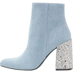 Botki damskie: Shellys London HUGSY Botki na obcasie denim/glitter