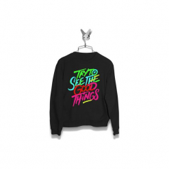 Bluza Try to see the good things Damska. Czarne bluzy damskie marki Failfake, m. Za 160,00 zł.