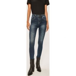 Answear - Jeansy. Niebieskie jeansy damskie ANSWEAR, s. W wyprzedaży za 99,90 zł.