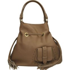 Torba - 100-23733-K T. Żółte torebki klasyczne damskie Venezia, z materiału. Za 249,00 zł.