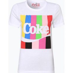 ONLY - T-shirt damski – Onlcoke, biały. Białe t-shirty damskie ONLY, xs, bez wzorów, z bawełny, bez kołnierzyka. Za 39,95 zł.