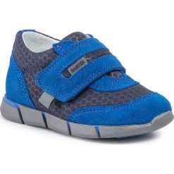 Sneakersy BARTEK - T-61949/NIR Niebieski. Niebieskie trampki chłopięce Bartek, bez wzorów, ze skóry, na rzepy. Za 199,00 zł.